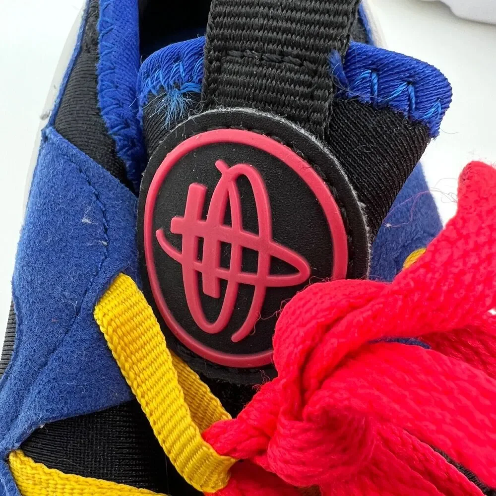 NIke Huarache Youth 6Y E.D.G.E. GS Running Shoes CD9272-002 Black / Blue / Red